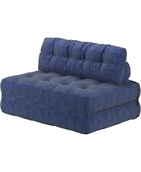 gaomon Folding Sofa Bed, Floor Couch with Pillow, Futon Bed Convertible Sleeper Chair Foldable Mattress Back Support
