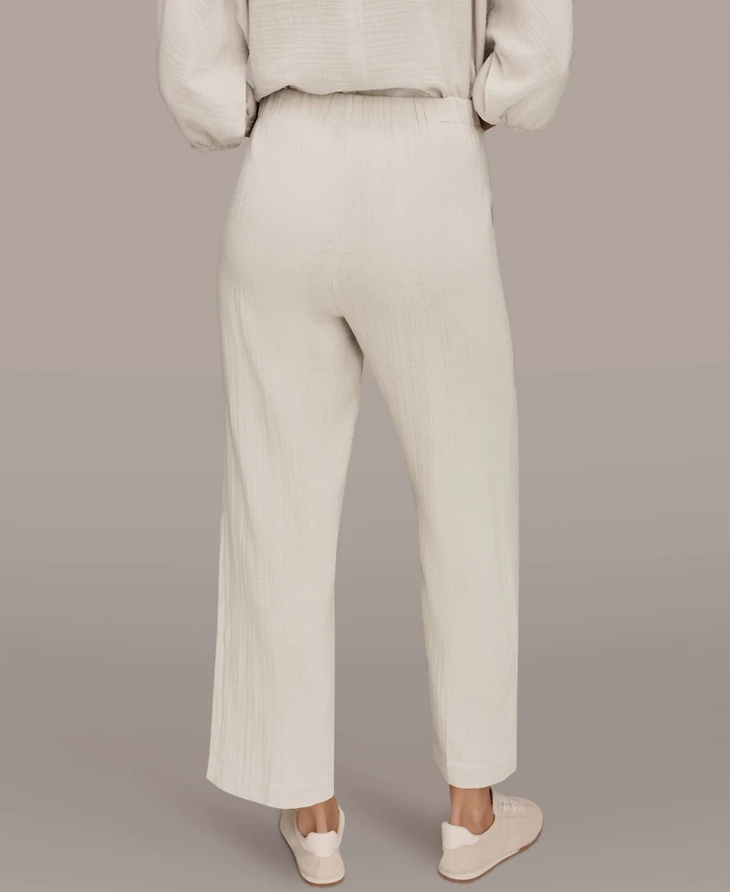 Donna Karan Weekend Women's Cotton Mid-Rise Pants