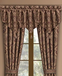 Five Queens Court Odette Window Ascot Valance, 40" x 21"