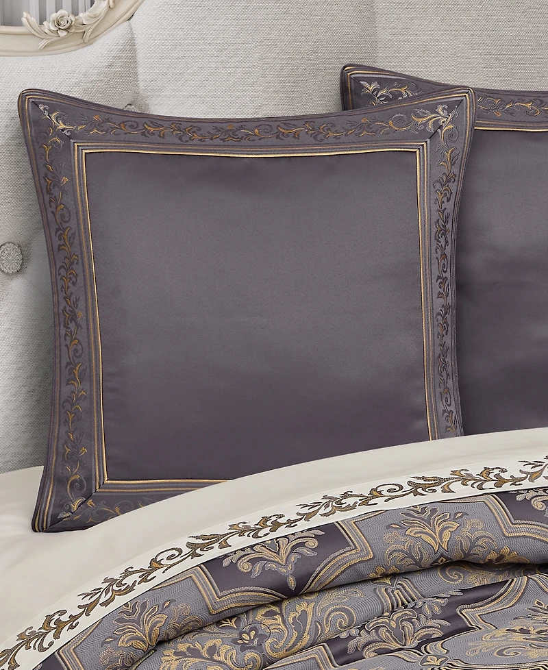 Five Queens Court Manchester Solid Sham, European