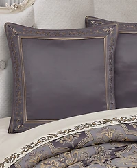 Five Queens Court Manchester Solid Sham, European