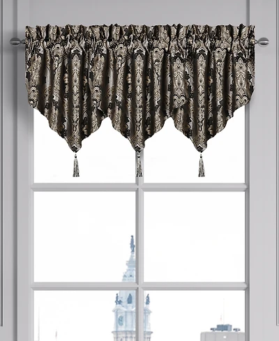Five Queens Court Harriman Window Ascot Valance, 40" x 21"