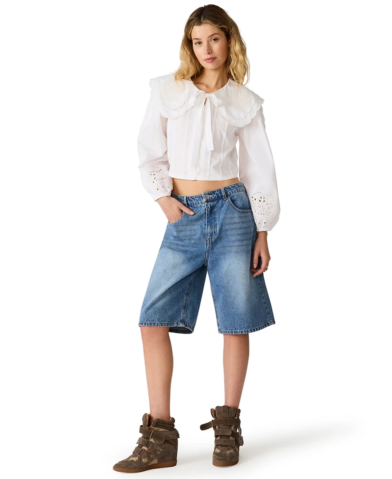 Steve Madden Women's Wrenn Long-Sleeve Top