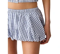 Steve Madden Women's Ravenia Elastic Waist Mini Skirt