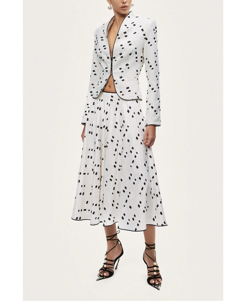 Nocturne Women's Printed Tailored Jacket