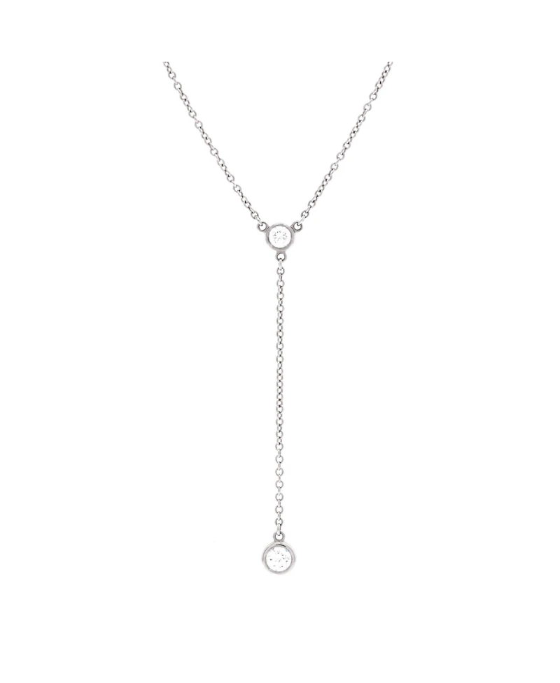 Pre-Owned Tiffany & Co Elsa Peretti Diamonds By The Yard Lariat Necklace