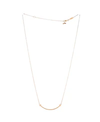 Pre-Owned Tiffany and Co T Smile Pendant Necklace