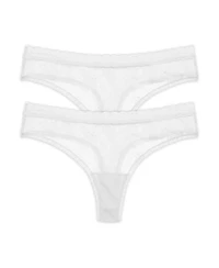 Natori Women's Bliss Allure One Lace Thong 2-Pack