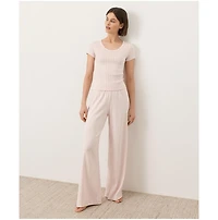 Pact Women's Organic Cotton Pointelle Scoop Neck Tee