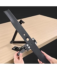 Sugift Lawn Mower Blade Sharpener, Adjustable 15degree(s)-45degree(s), with 4 Adapter Pins