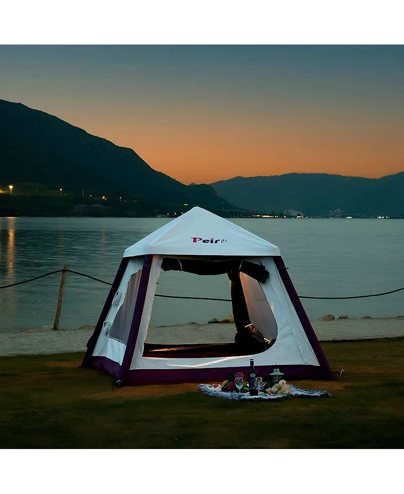 Ltmate Global Inc.Lightweight Inflatable Camping Tent – Easy Setup, Perfect for Beach and Travel