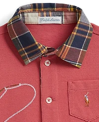 Polo Ralph Lauren Baby Boys' Fishing Pole Cotton Mesh Shortall