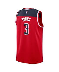 Nike Big Boys and Girls Trae Young Red Washington Wizards Swingman Jersey - Icon Edition