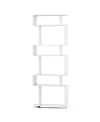 Gouun 6-Tier Tiered Bookcase with Anti-Tipping Kit, 23.5 x 8 x 64