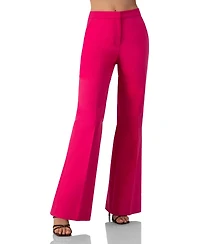 Ivonne Women's Flared Semi-Bell Bottom Pants
