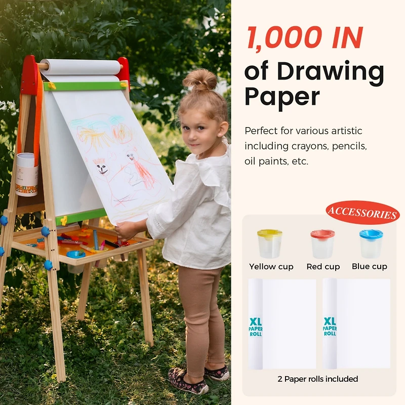 Tiny Land 3-in-1 Art Easel for Kids