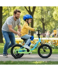 Slickblue Kids Bicycle for Children Beginner Bike with Training Wheels
