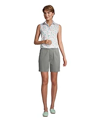 Lands' End Women's No Iron Supima Cotton Sleeveless Shirt