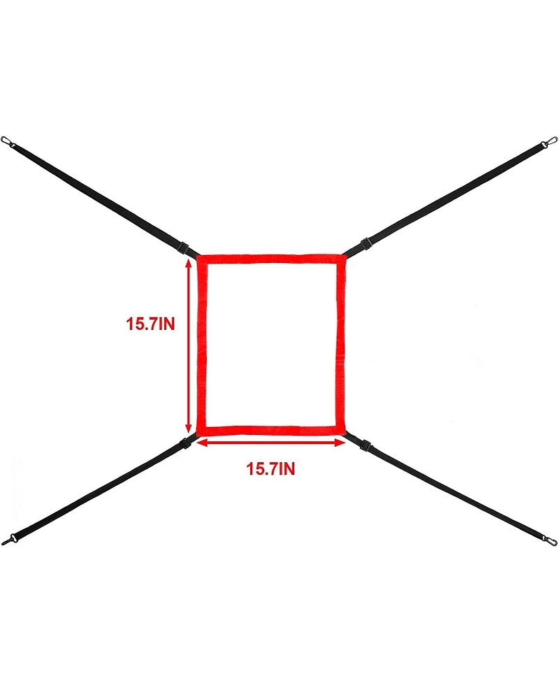 Aoligeijs Adjustable Strike Zone Target for Baseball Net,Numbered Pitching Pad,Baseball Softball Target,Practice Throwing and Hitting with Accuracy