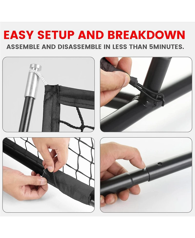 Aoligeijs Sports Barrier Net,Sports Net,Barricade Backstop Net,Perfect for Baseball,Softball,Soccer, Basketball,Lacrosse