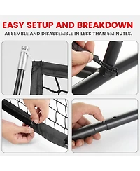 Aoligeijs Sports Barrier Net,Sports Net,Barricade Backstop Net,Perfect for Baseball,Softball,Soccer, Basketball,Lacrosse