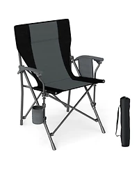 Gouun Folding Camping Chair with Cup Holder and Side Pocket