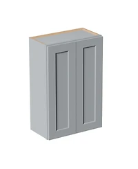 Busdays Wall Cabinet Double Door Storage Soft Close Doors Adjustable Shelves for Kitchen Bathroom Laundry Garage Easy Assembly