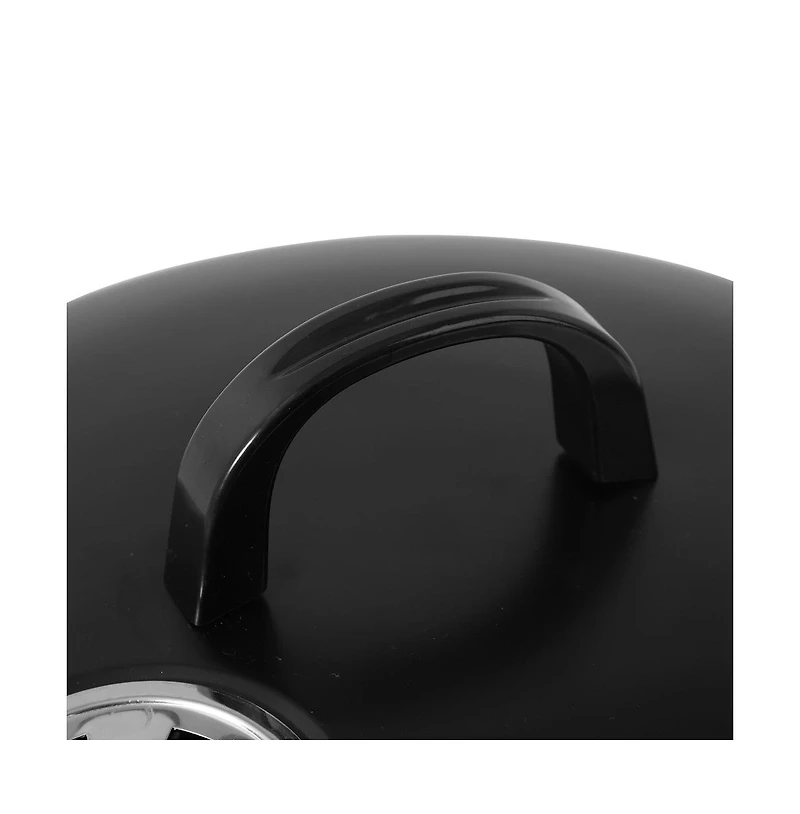 Artudatech Detachable Vertical Charcoal Smoker - Portable Bbq Grill with Thermometer and Adjustable Air Vent