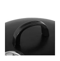 Artudatech Detachable Vertical Charcoal Smoker - Portable Bbq Grill with Thermometer and Adjustable Air Vent