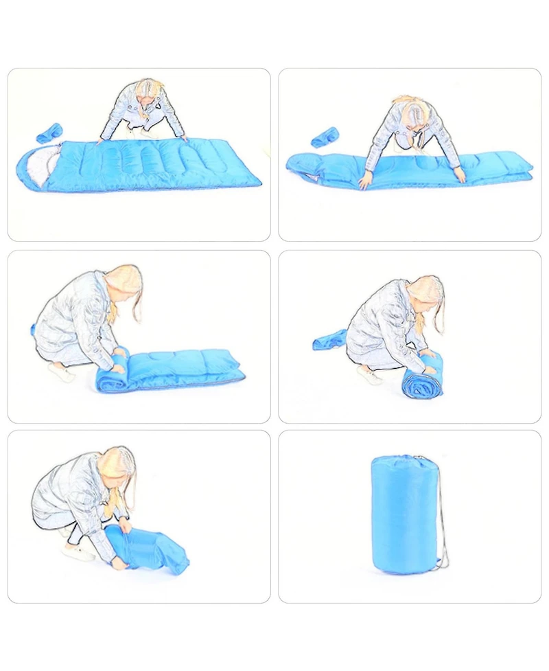 3 Season Lightweight Waterproof Sleeping Bag for Camping Hiking Backpacking