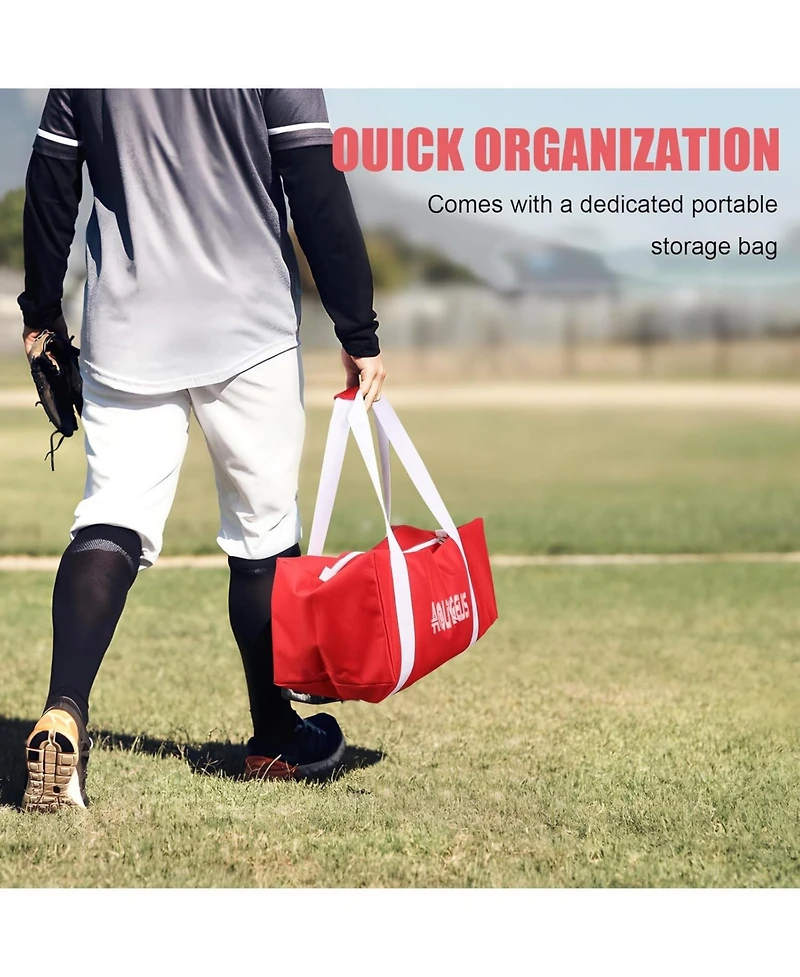 Aoligeijs Baseball Softball Practice Net,Pitching Net,Batting Net,with Bonus Strike Zone,Target and Bow Frame,for Hitting,Pitching,Catching