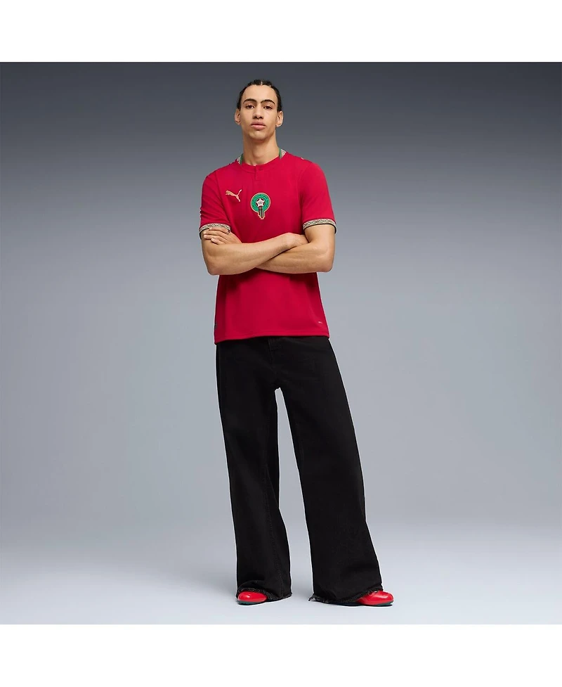 Puma Men's Red Morocco National Team 2026 Home Replica Jersey