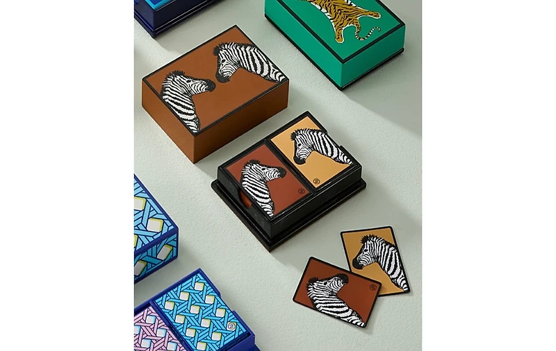 Jonathan Adler Zebras Lacquer Card Set