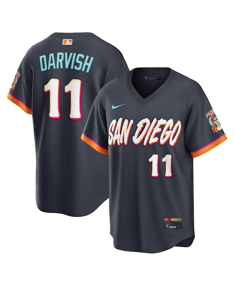 Nike Men's Yu Darvish Black San Diego Padres 2026 City Connect Stadium Jersey