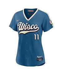 Nike Women's Jackson Chourio Mineral Blue Milwaukee Brewers 2026 City Connect Stadium Jersey