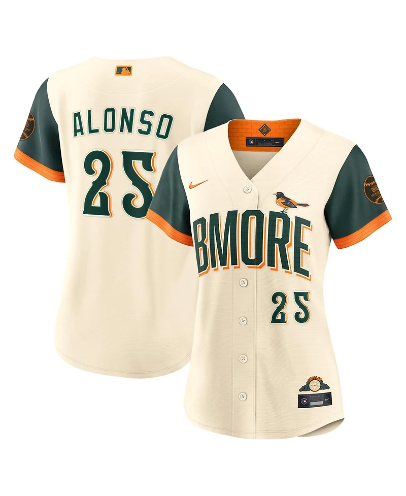 Nike Women's Pete Alonso Natural Baltimore Orioles 2026 City Connect Stadium Jersey
