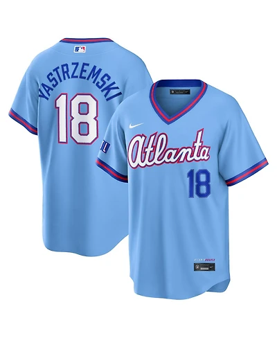 Nike Men's Mike Yastrzemski Powder Blue Atlanta Braves 2026 City Connect Stadium Jersey