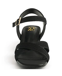 New York & Company Women's Mavis Ankle Strap Sandals
