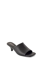 Therapy Australia Women's Nassau Square Toe Low Kitten Heel
