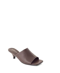 Therapy Australia Women's Nassau Square Toe Low Kitten Heel