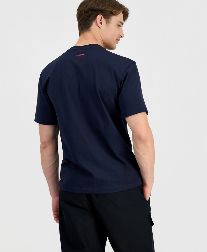 Hugo by Boss Men's Relaxed-Fit Football T-Shirt