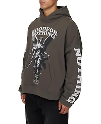 Good For Nothing Men's Boxy Washed Statue Print Hoodie