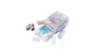 Urbanmax Clear Backpack for School Girls, Heavy Duty Tpu Transparent Backpack Stadium Events Approved, Clear Bookbag