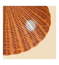Momiji Mushroom Handcrafted Rattan Storage Basket - Wicker