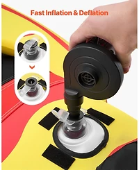 Mecale 5-Rider Towable Tube for Boating 850 lbs Padded Grip Handles