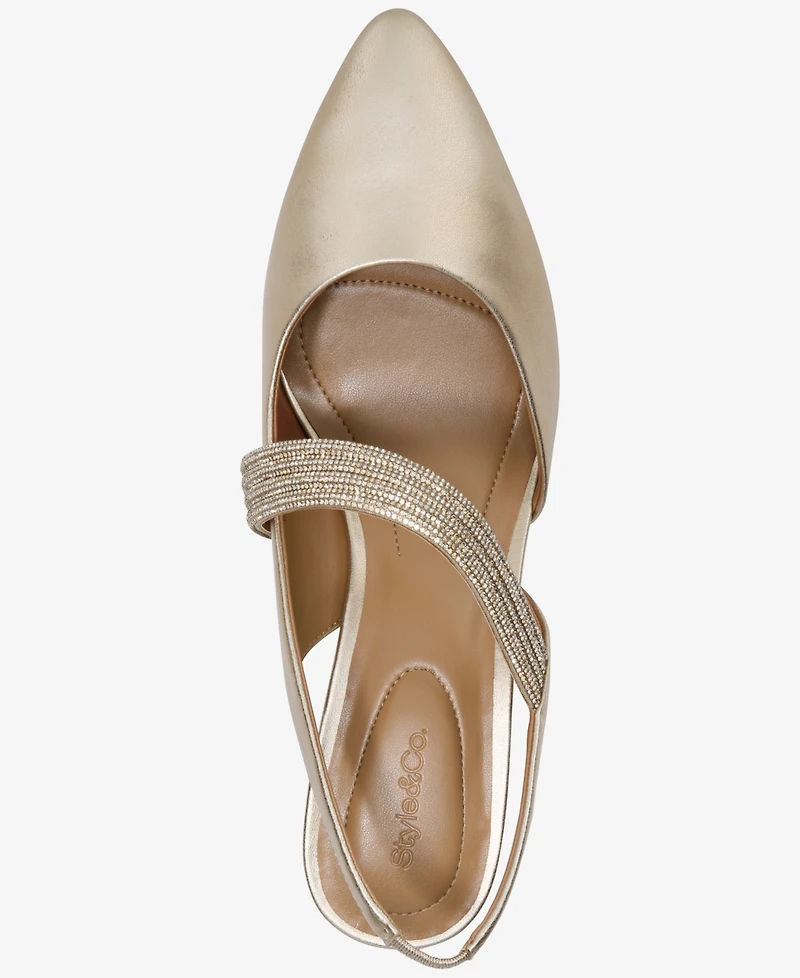 Style & Co Women's Gisellee Slingback Closed Toe Pumps, Macy's Exclusive