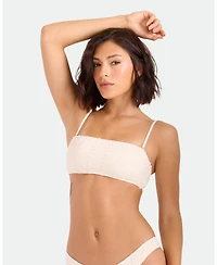 Volcom Women's Low Tide Bandeau Neck Bikini Top