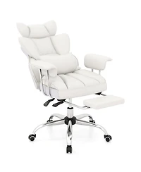 Gouun Faux Leather High-Back Executive Office Chair, 400 lbs Capacity