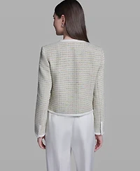 Bcbg Women's Crewneck Open-Front Jacket