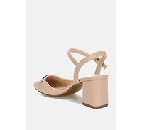 London Rag Women's Blitz Close Toe Buckled Sandals